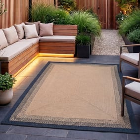 In- & Outdoor Teppich - Florence Blau