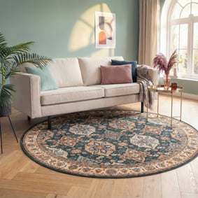 Teppich Vintage Rund - Imagine Oriental Bunt