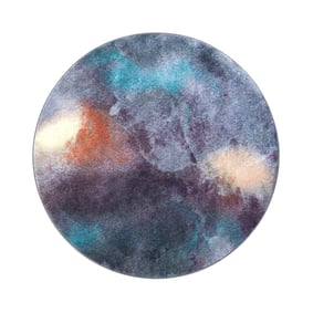 Designer Teppich Rund - Lunara Bunt - sfeer