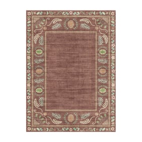 Outdoor-Teppich - Maui Border Braun - product