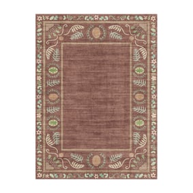 Outdoor-Teppich - Maui Border Braun - sfeer