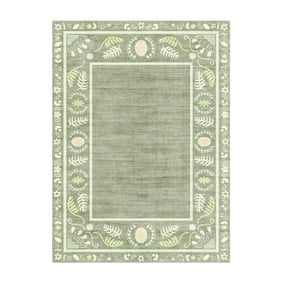 Outdoor-Teppich - Maui Border Grün - sfeer