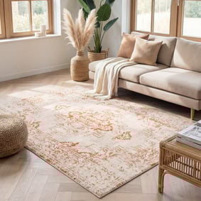 Teppich Vintage - Spring Ethnic Creme Terra