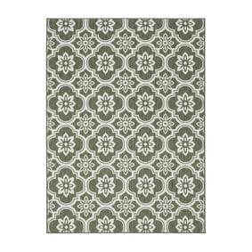 In- & Outdoor Teppich - Rio Flower Grün - sfeer