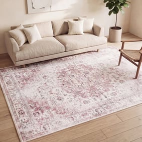 Teppich Vintage - Lago Rot Rosa