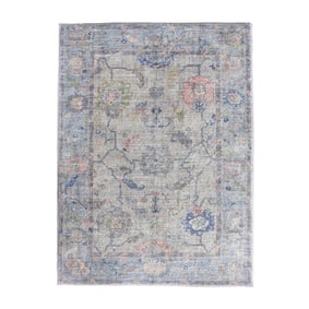 Vintage Teppich - Matteo Oriental Blau Beige - product