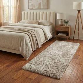 Waschbarer Läufer - Blaze Beige Grau