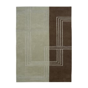 Wollteppich - Harvey Lines Grün - product