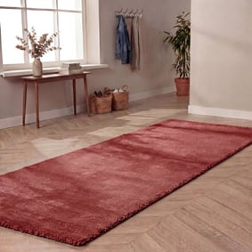 Waschbarer Läufer - Clean Rosa