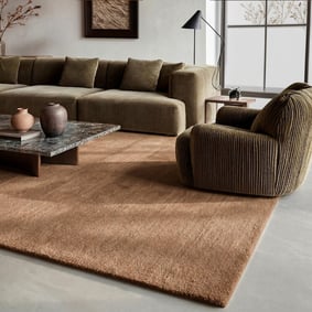 Wollteppich - Leone Braun