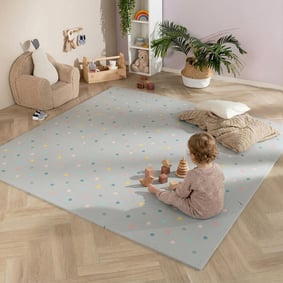 Puzzlematte - Alfie XL Dots Hellgrau
