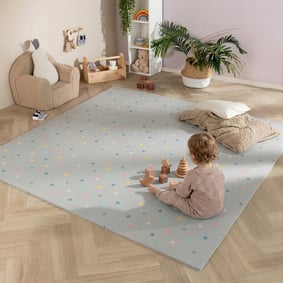Puzzlematte - Alfie XL Dots Hellgrau