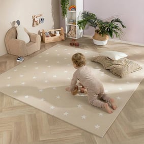 Puzzlematte - Alfie XL Stars Grau/Beige