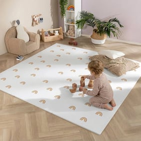 Puzzlematte - Alfie XL Rainbow Weiß