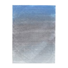 Teppich Abstrakt - Mellow Blau - sfeer