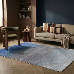 Teppich Abstrakt - Mellow Blau