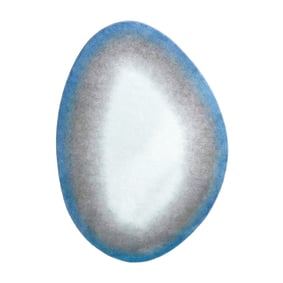 Teppich Organisch - Mellow Blau - sfeer