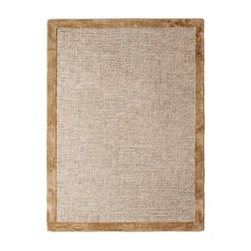 Kurzflor Teppich - Elena Border Braun - product