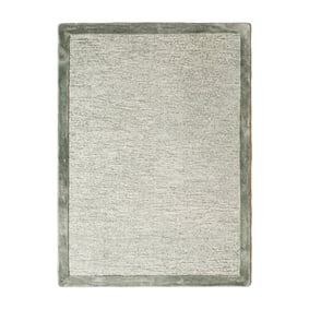 Kurzflor Teppich - Elena Border Grün - product