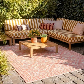 In- & Outdoor Teppich - Summer Oriental Rosa