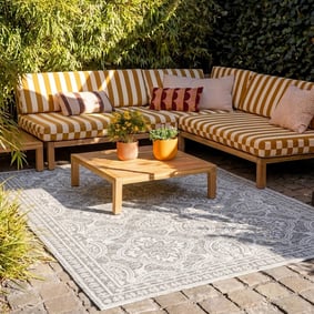 In- & Outdoor Teppich - Summer Oriental Hellgrau