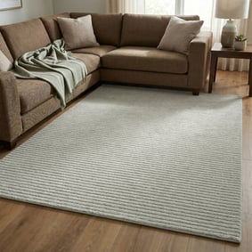 Kurzflor Teppich - Juliette Stripes Grün