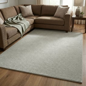 Kurzflor Teppich - Juliette Stripes Grün