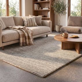 Wollteppich - Pedro Taupe Meliert