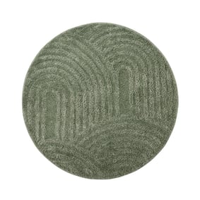 Teppich Skandinavisch Rund - Lova Arches Grün - product