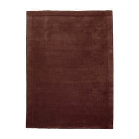 Wollteppich - Isara Border Dunkelbraun - product