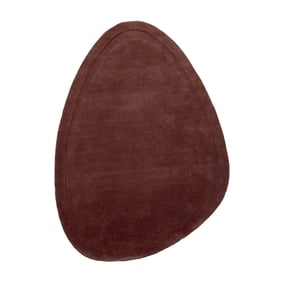 Teppich Organisch - Isara Border Dunkelrosa - sfeer