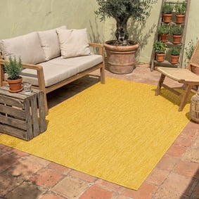 In- & Outdoor Teppich - Costa Ockergelb