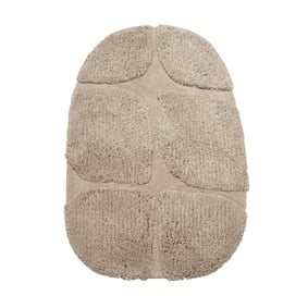 Teppich Organisch - Odette Grid Taupe - sfeer