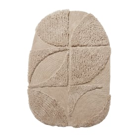 Teppich Organisch - Odette Curves Taupe - sfeer
