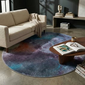 Designer Teppich Rund - Lunara Bunt