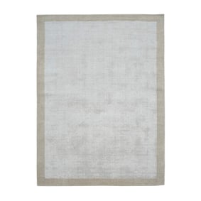 Kurzflor Teppich - Lucien Border Beige - sfeer