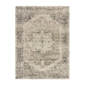Vintage teppich - Kyra Medaillon Creme - sfeer