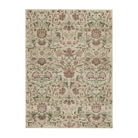 Blumen Teppich - Rosie Beige - sfeer