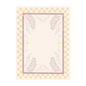 Outdoor-Teppich - Oasis Leaves Gelb Lila - product