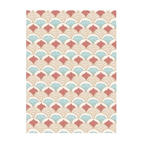Outdoor-Teppich - Oasis Shell Blau Rot - product