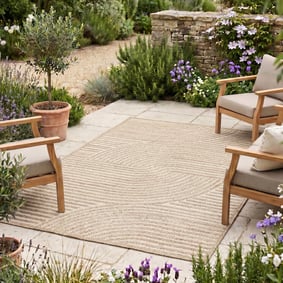 Teppich Modern - Nori Curves Taupe