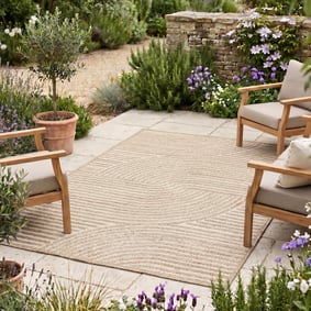 Teppich Modern - Nori Curves Taupe