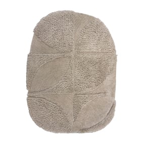 Teppich Organisch - Odette Curves Taupe - sfeer