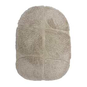 Teppich Organisch - Odette Grid Taupe - sfeer