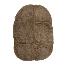 Teppich Organisch - Odette Grid Braun - sfeer