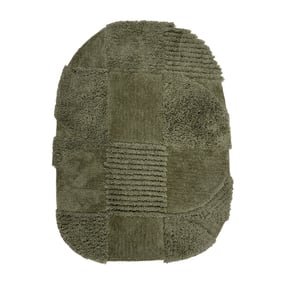 Teppich Organisch - Odette Shapes Grün - sfeer