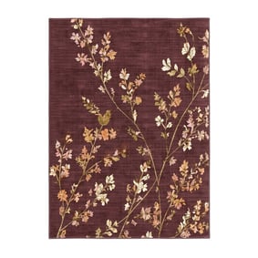 Waschbarer Teppich - Misty Floral Braun - product