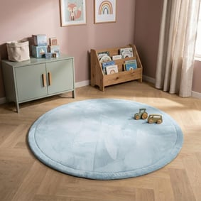 Spielmatte Rund - Jip Blau
