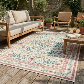 Vintage Gartenteppich - Luana Bunt