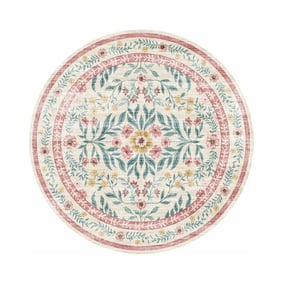 Vintage Gartenteppich Rund - Luana Bunt - product